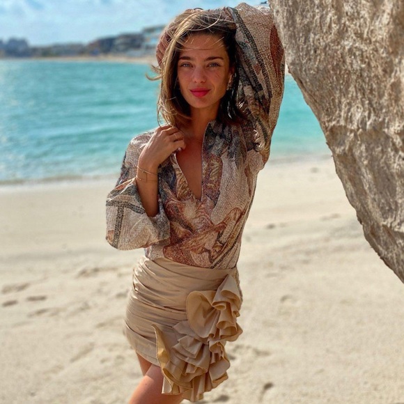 H&M Conscious Exclusive Mosaic Blouse - Picture 2 of 8